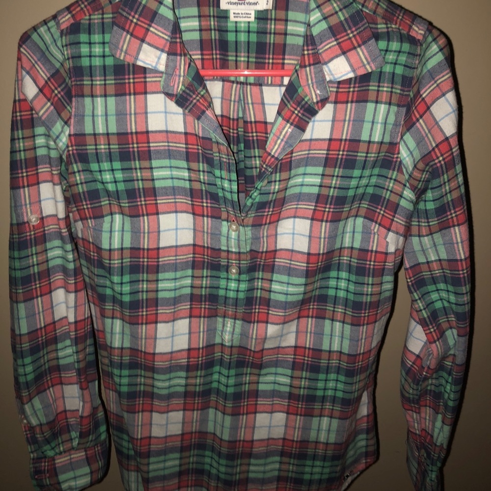 Vineyard vines flannel shirt